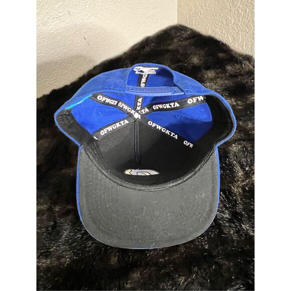 Odd Future Donut Hat Wolf Gang KTA Hip Hop Blue Snap Back Cap - Picture 4 of 4